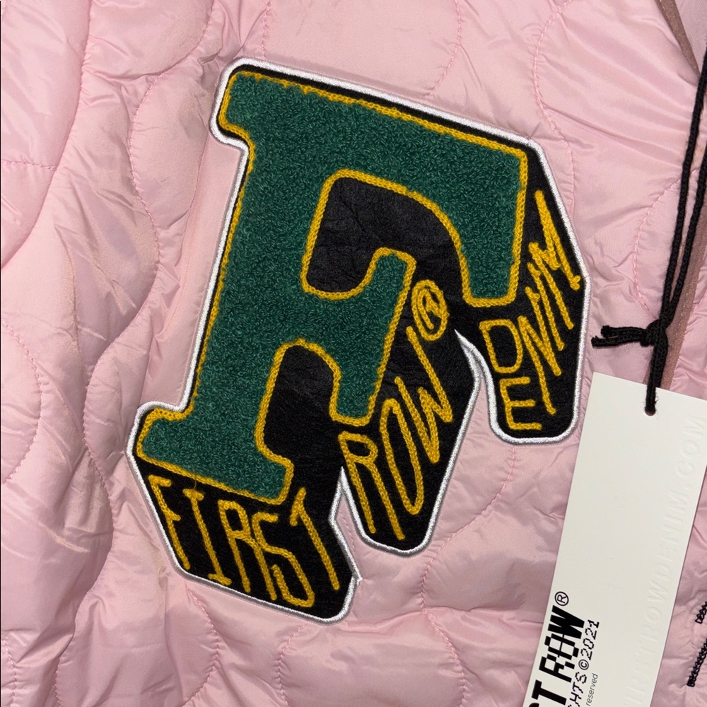 First Row Pink Quilted Puffer Jacket Women’s Size: Medium NWT - Picture 7 of 8